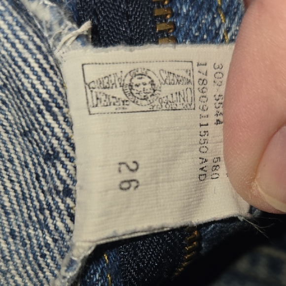 LEE RIDERS TRUE Vintage Straight Leg Jeans 15 Subtle Fade OLD SCHOOL 1967-1971! - Picture 3 of 16